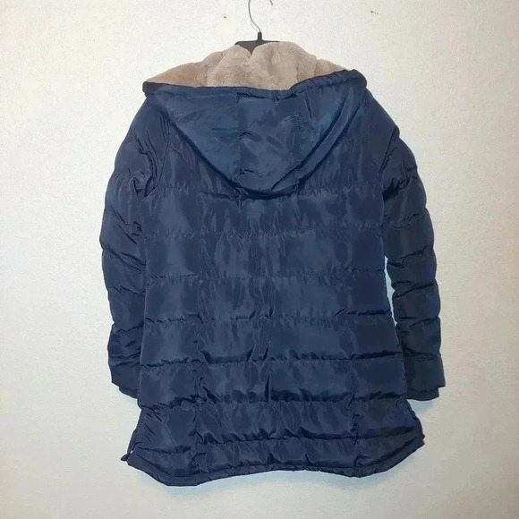 Tiffosi Evelyn Navy Puffer Jacket Size Large - Picture 7 of 11